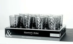 Trinkglas Favo | 350 ml | grau