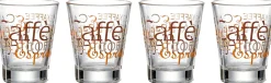 Trinkgläser-Set Milano | 4-teilig | braun | 95 ml