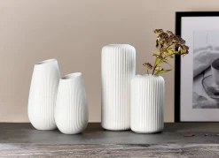 Vase Alma | 9 x 9 x 16 cm | weiss