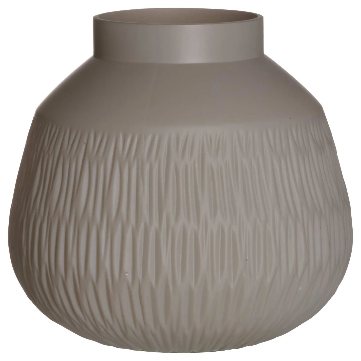 Vase Anja | 28 x 28 x 25,5 cm | taupe