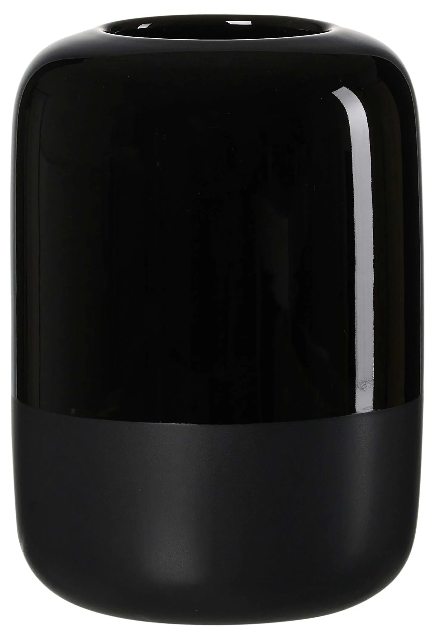 Vase Dome | 14,5 x 14,5 x 20 cm | schwarz