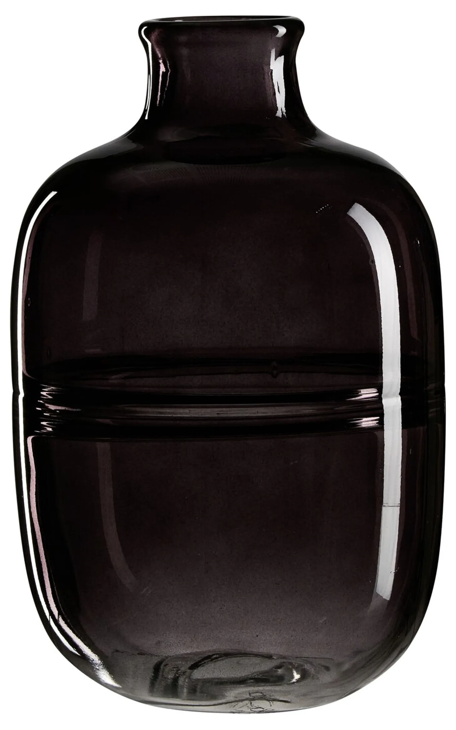 Vase Larissa | 17 x 17 x 26 cm | anthrazit