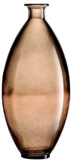 Vase Marokko | 16 x 16 x 39 cm | braun | flaschenförmig
