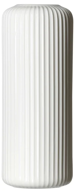 Vase Nora | 9,5 x 9,5 x 24 cm | weiss