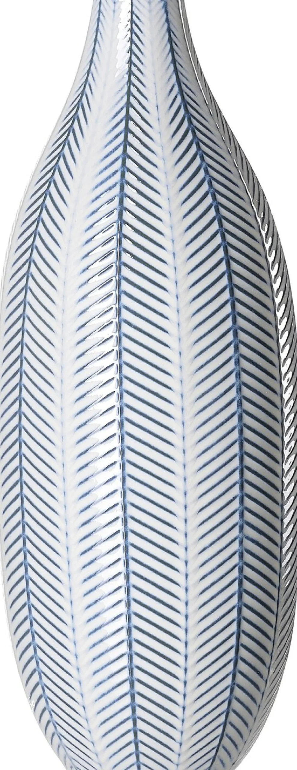 Vase Reef | 12 x 12 x 30,5 cm | blau
