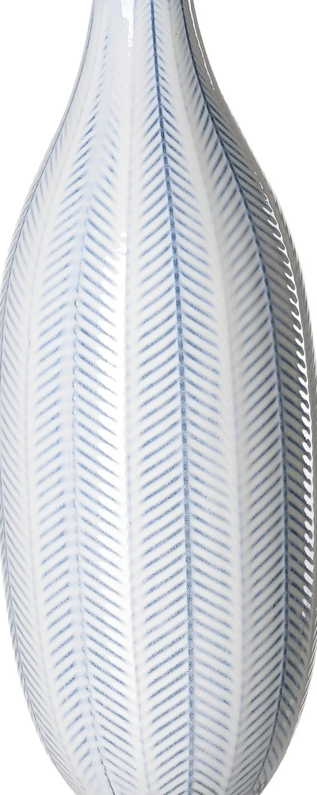 Vase Reef | 16 x 16 x 40 cm | blau