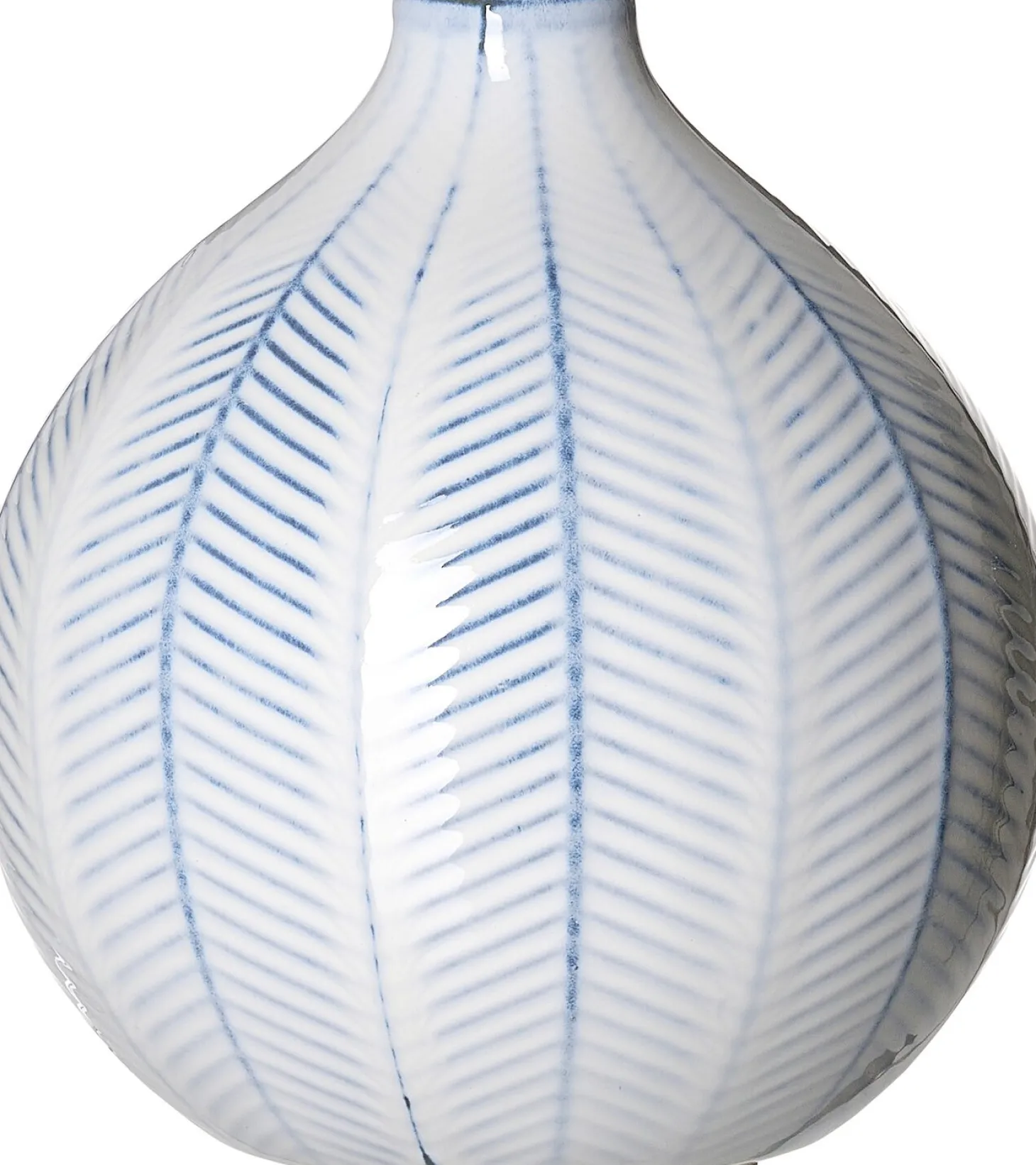 Vase Reef | 14 x 14 x 15 cm | blau | kugelförmig