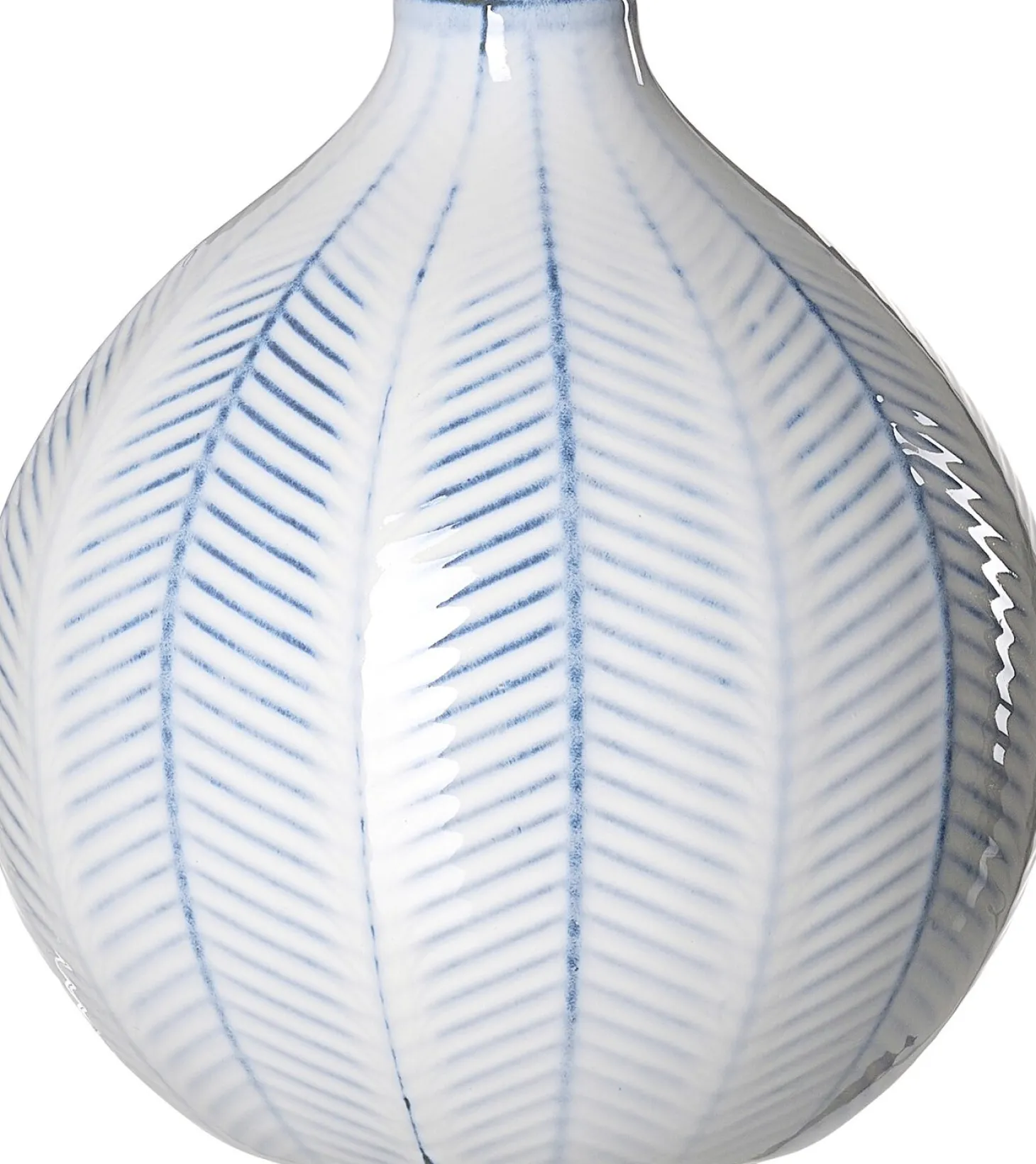Vase Reef | 19 x 19 x 20 cm | blau | kugelförmig