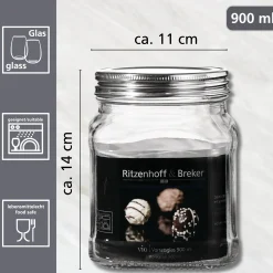 Vorratsdose Vio | 900 ml | eckig