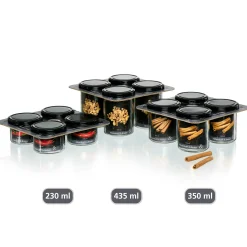 Vorratsgläser-Set Mara | 4-teilig | 435 ml