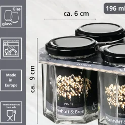 Vorratsgläser-Set Mara | 4-teilig | 196 ml