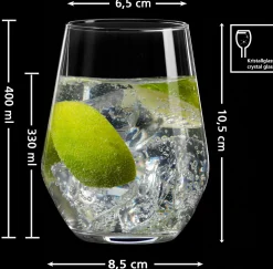 Wassergläser-Set Mambo | 4-teilig | 400 ml