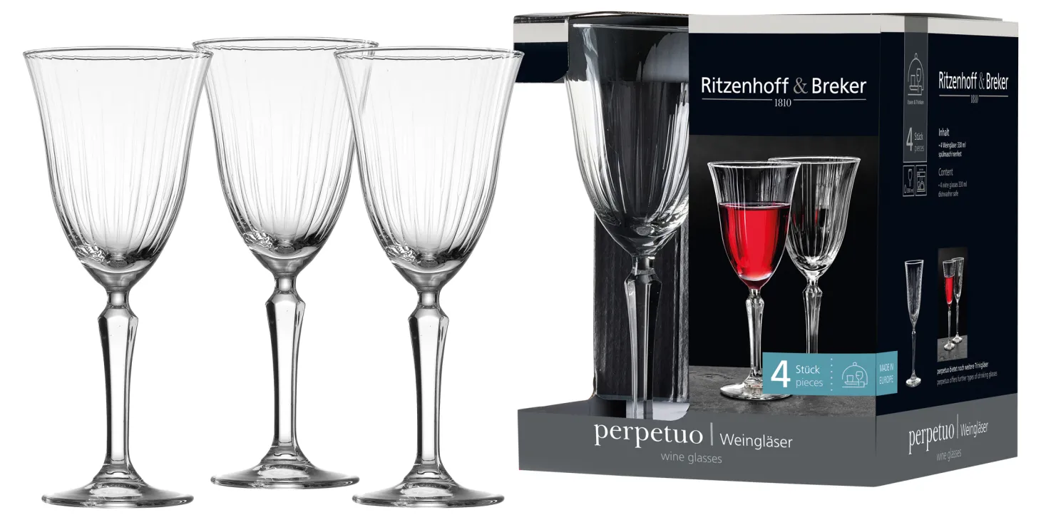 Weingläser-Set Perpetuo | 4-teilig | 330 ml