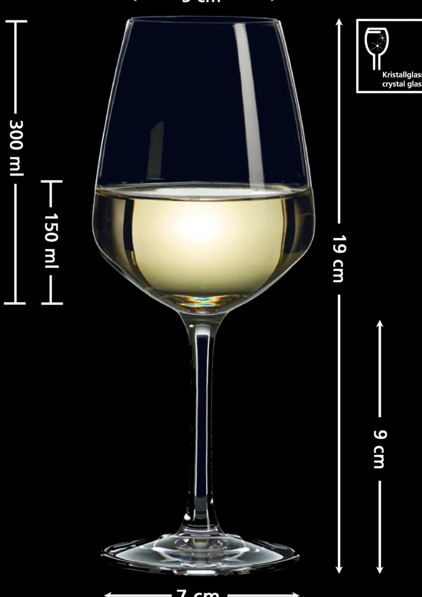 Weissweingläser-Set Mambo | 4-teilig | 300 ml