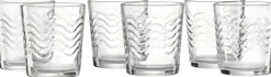 Whiskygläser-Set Wave | 6-teilig | 250 ml