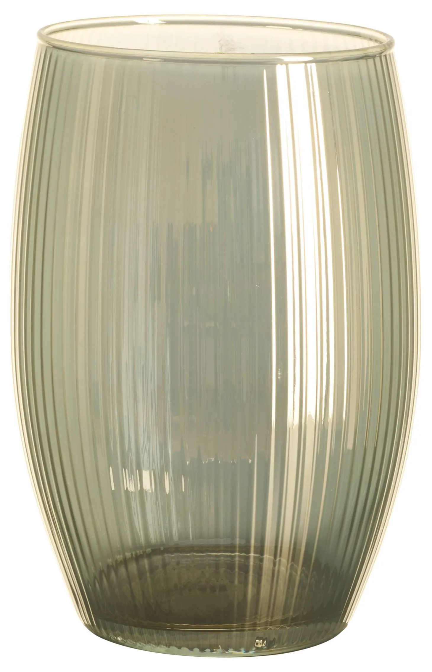 Windlicht Elysia | 14 x 14 x 20 cm | gold glänzend