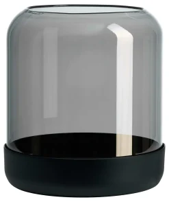 Windlicht Rocco | 14 x 14 x 15 cm | schwarz